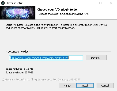 Windows Install AAX Location