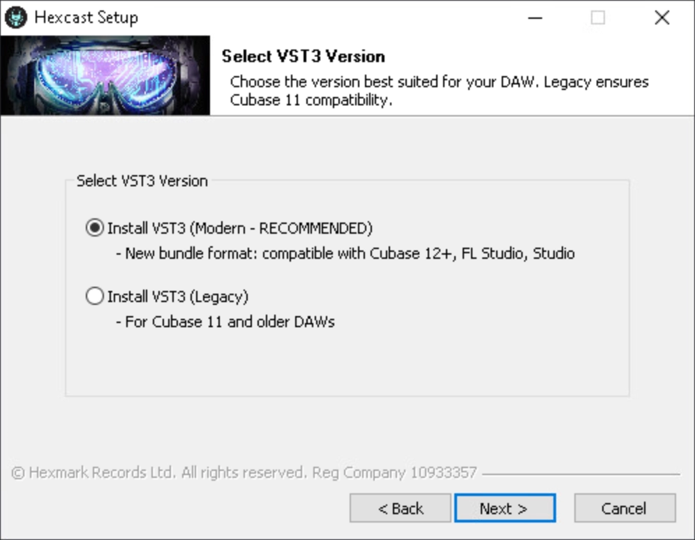 Windows Install VST3 Version