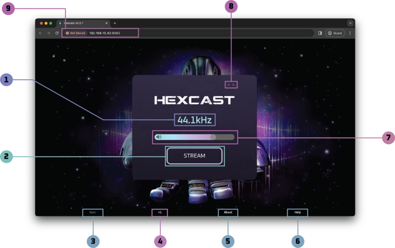 Hexcast Microsite